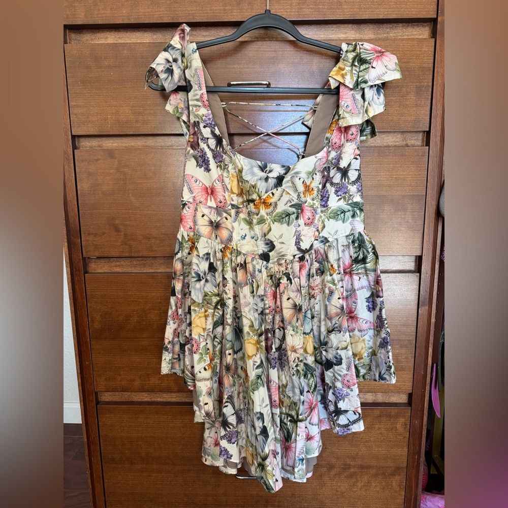 Selkie Butterfly Botanics Farmers Market Mini Dress